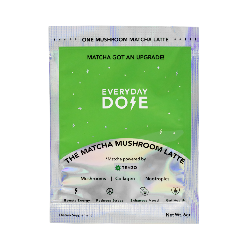 Everyday Dose Mushroom Matcha Latte Single Packet Cloud Nine Flotation